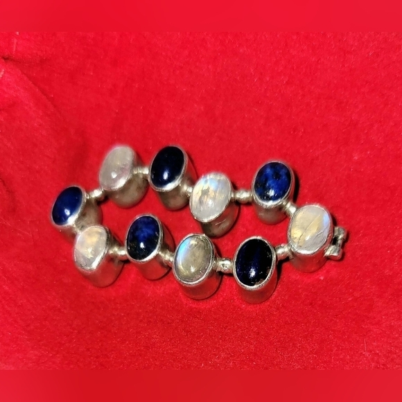 Silver pendant with kyanite gems - Picture 4 of 5